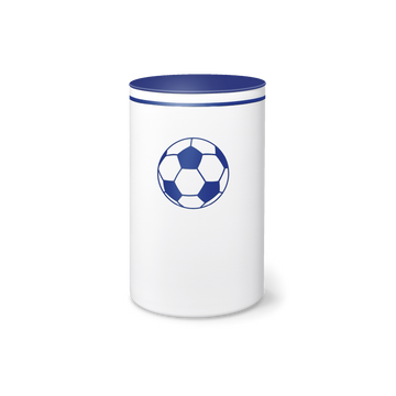 Fire and earth soccer Rondo organic clay urn