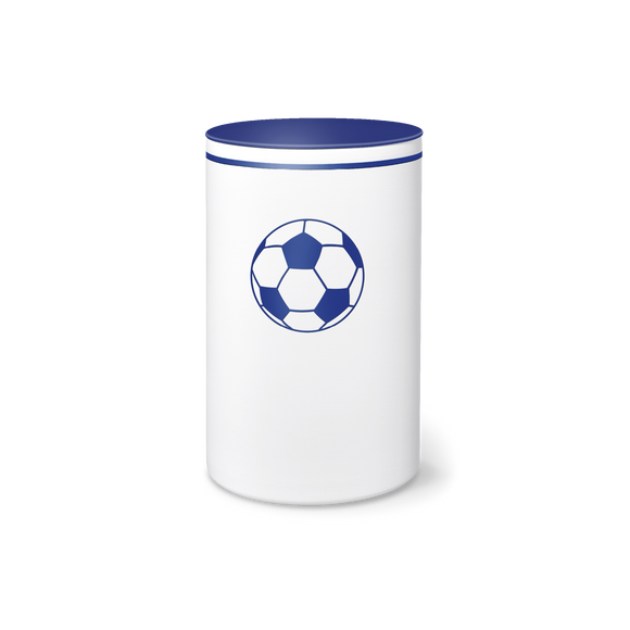 Feuer und Erde Fußball Rondo Bio Lehm Urne