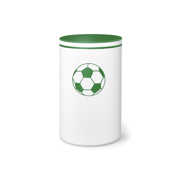 Feuer und Erde Fußball Rondo Bio Lehm Urne