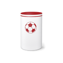 Feuer und Erde Fußball Rondo Bio Lehm Urne-2