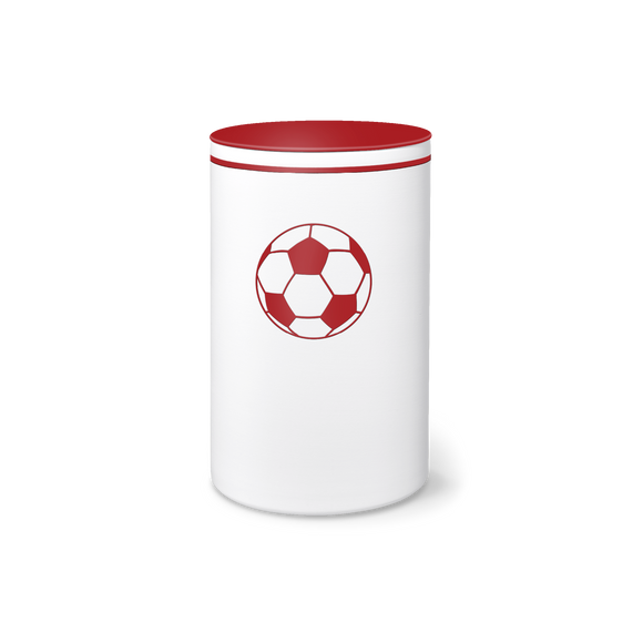 Feuer und Erde Fußball Rondo Bio Lehm Urne