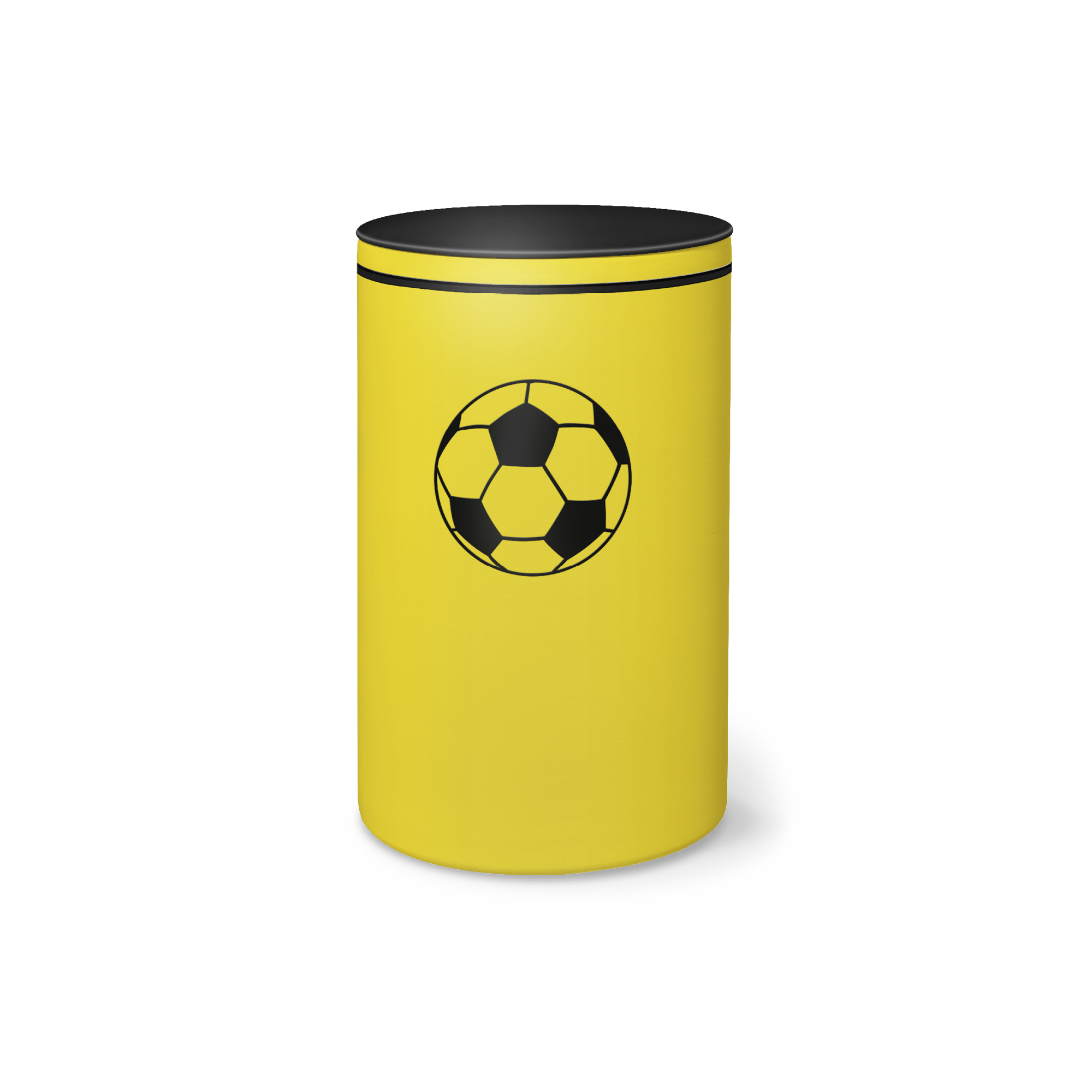 Kaufen gelb-schwarz Feuer und Erde Fußball Rondo Bio Lehm Urne