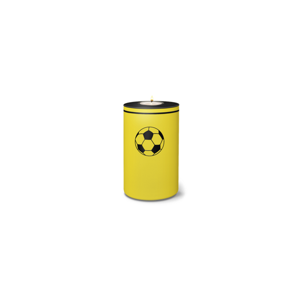 Feuer und Erde Fußball Rondo Memory Bio Lehm Urne