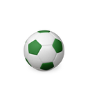 Feuer und Erde Fußball Bio Lehm Urne-2