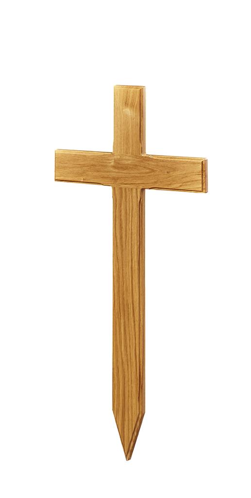 Lavabis urn cross grave cross red oak lacquered set of 5