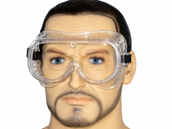 Korb-Schutzbrille, transparent, UV-Schutz