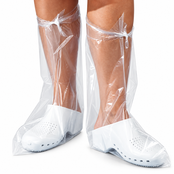 PE-Überziehstiefel, transparent / 50 Stück