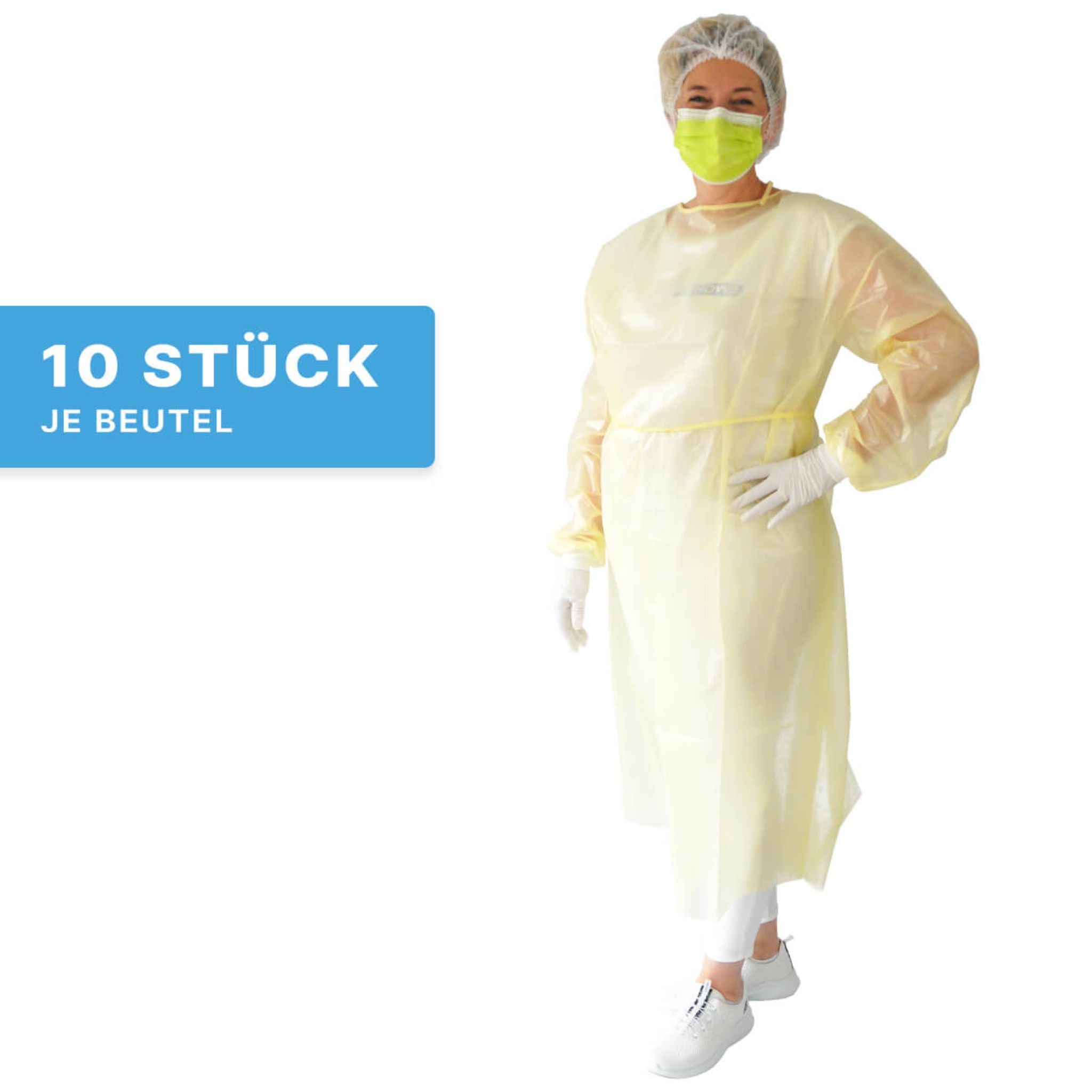 Disposable protective gown