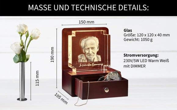 Trostengel Gedenkkristall