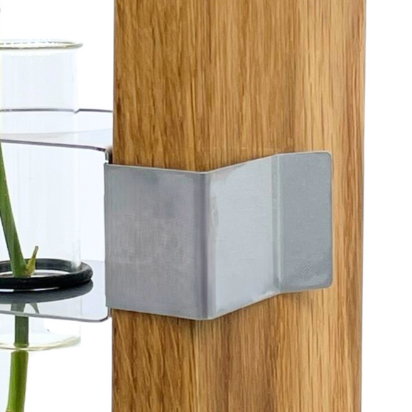 Grabschmuckhalter für Grabkreuze inkl. Glasvase