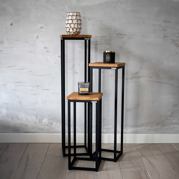 Dekorationssäulen mit robustem Stahlgestell