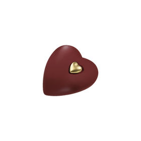 Feuer und Erde Herz Memory Bio Lehm Urne - 0