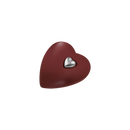 Feuer und Erde Herz Memory Bio Lehm Urne-3