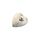 Feuer und Erde Herz Memory Bio Lehm Urne-15