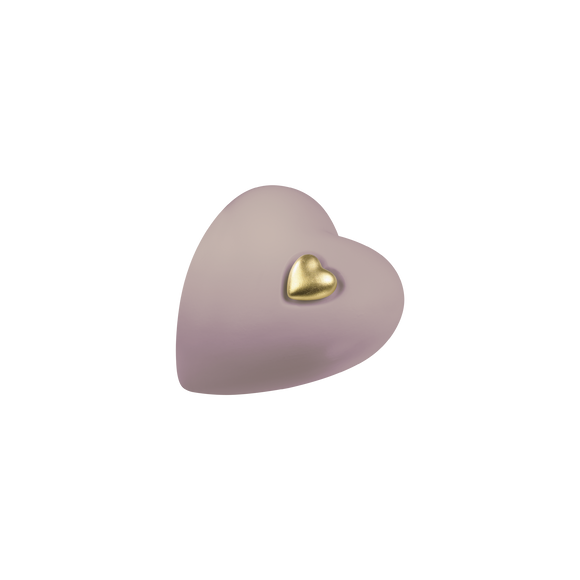 Feuer und Erde Herz Memory Bio Lehm Urne