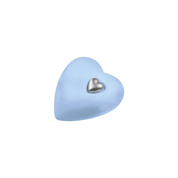 Feuer und Erde Herz Memory Bio Lehm Urne