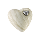 Feuer und Erde Herz Bio Lehm Urne-1