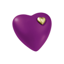 Feuer und Erde Herz Bio Lehm Urne-2