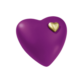 Feuer und Erde Herz Bio Lehm Urne - 0