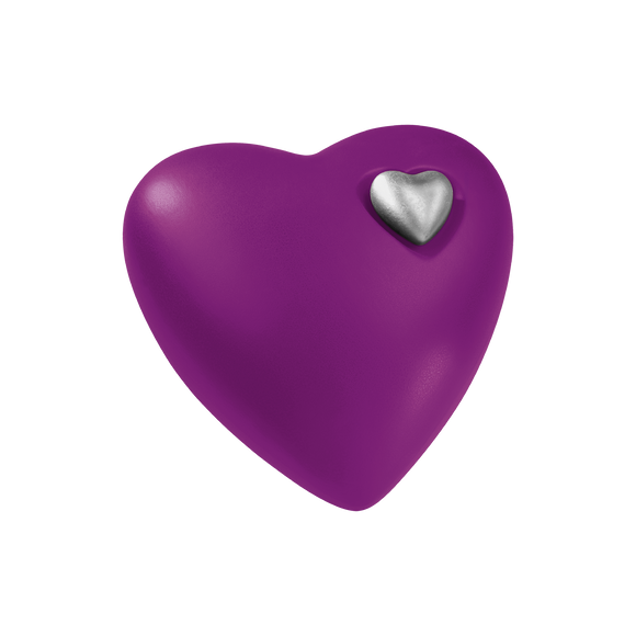 Feuer und Erde Herz Bio Lehm Urne