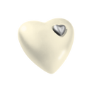 Feuer und Erde Herz Bio Lehm Urne-16