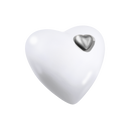 Feuer und Erde Herz Bio Lehm Urne-18