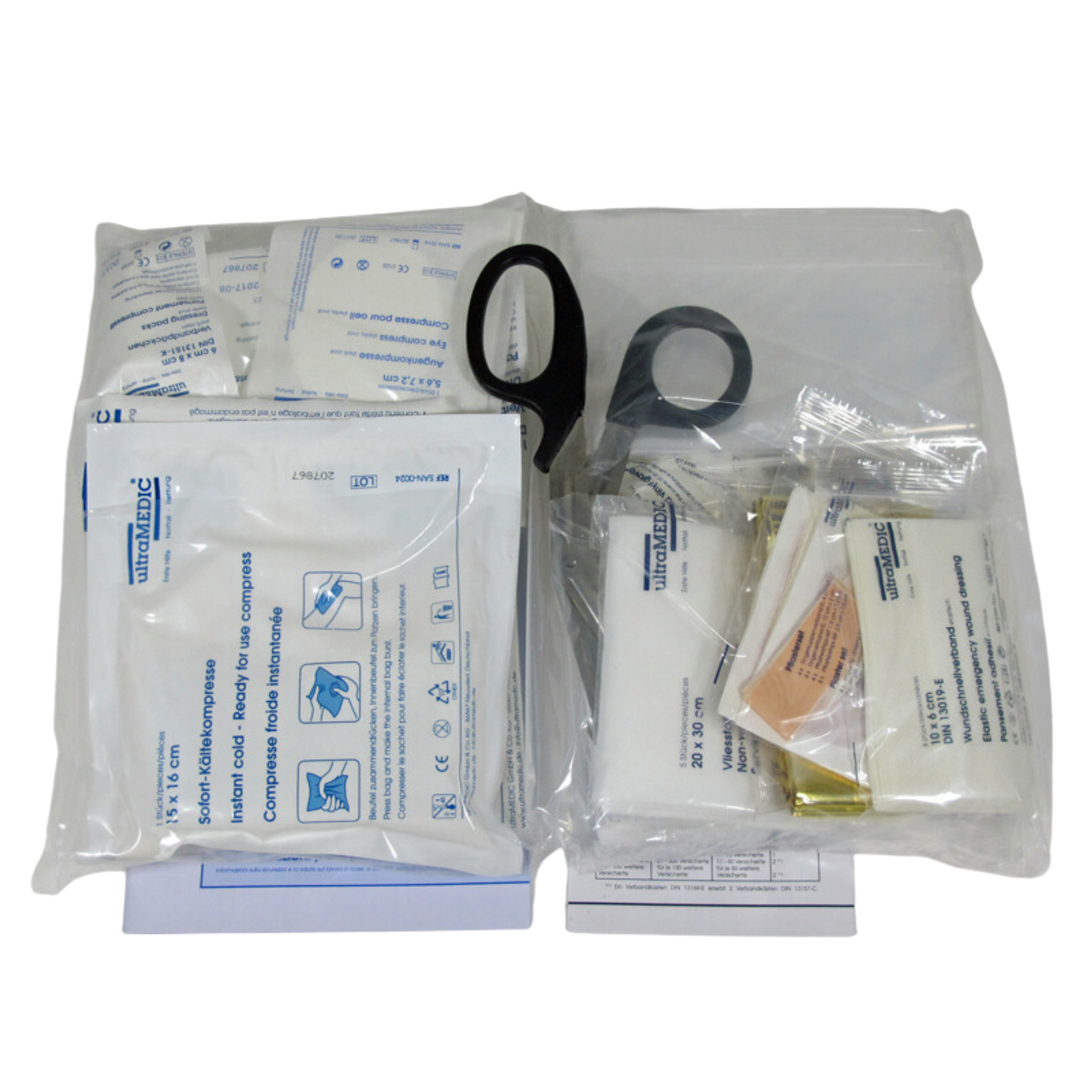 Lavabis replacement filling for first aid kit small according to DIN 13157 72 pieces