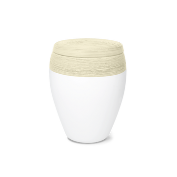 Orizzonte di fuoco e terra Omega urna di argilla organica