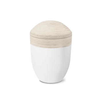 Fire and earth horizon pure organic clay urn