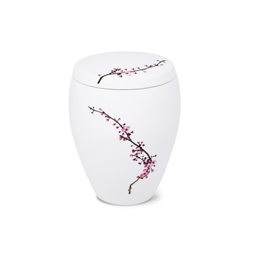 Urna in argilla organica Omega Ikebana Fuoco e Terra - 0