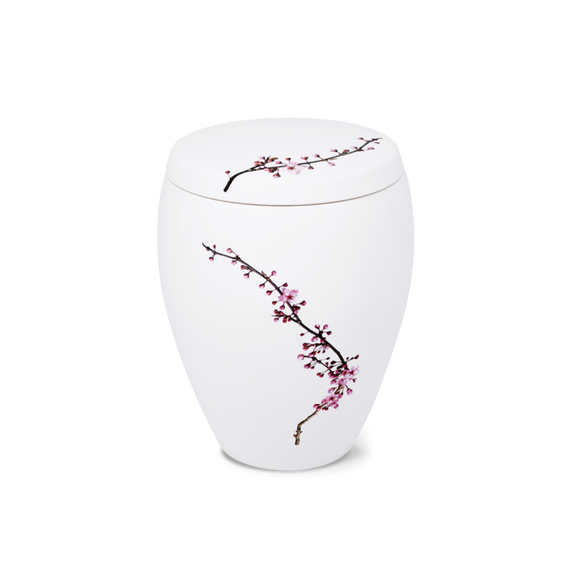 Feuer und Erde Ikebana Omega Bio Lehm Urne