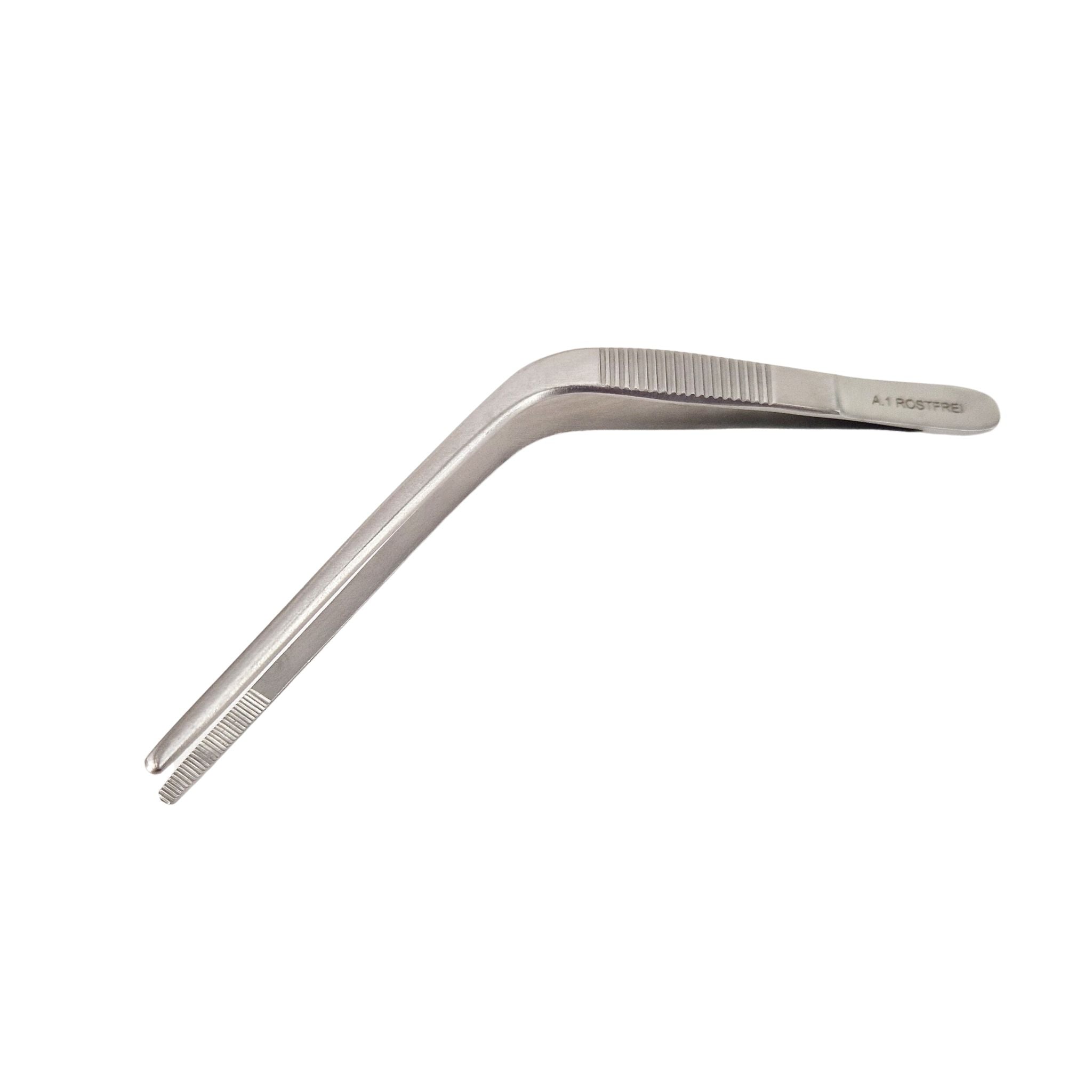 Lavabis nose and ear tweezers knee-bent stainless steel