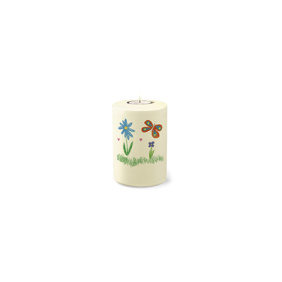 Urna in argilla organica Fuoco e Terra Junior Rondo Memory