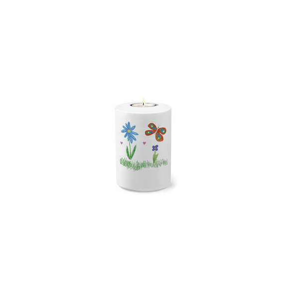 Urna in argilla organica Fuoco e Terra Junior Rondo Memory