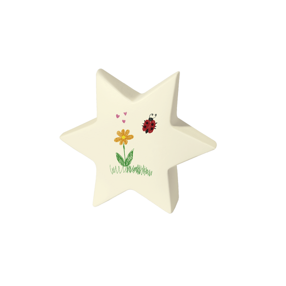 Feuer und Erde Junior Stern Bio Lehm Urne