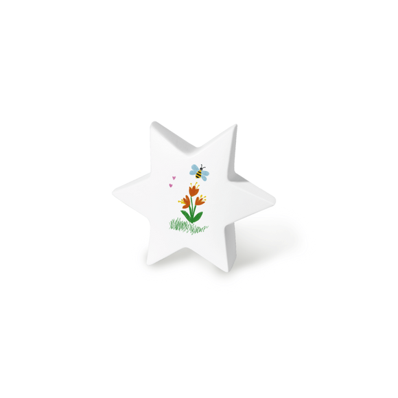 Feuer und Erde Junior Stern Memory Bio Lehm Urne