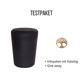 Kohleurne Testpaket - Ausstellungsurne