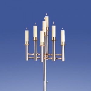 Lámpara tridimensional Saphir 7 llamas de Zimmermann