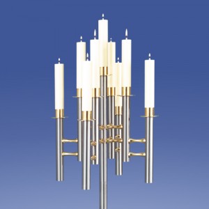 Lámpara tridimensional de 9 llamas Saphir de Zimmermann