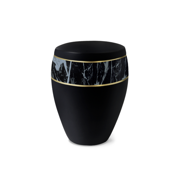 Feuer und Erde Loop Omega Bio Lehm Urne