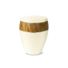 Feuer und Erde Loop Omega Bio Lehm Urne