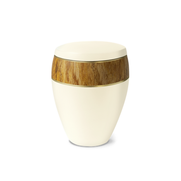 Urna in argilla organica Fire and Earth Loop Omega