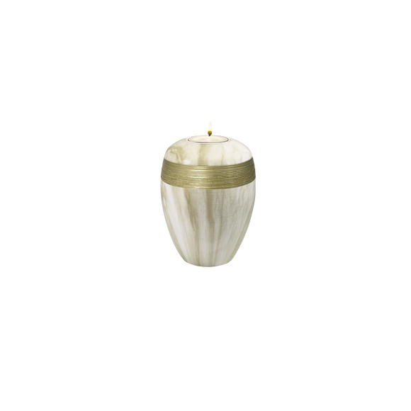 Feuer und Erde Luxor Semi Omega Memory Bio Lehm Urne