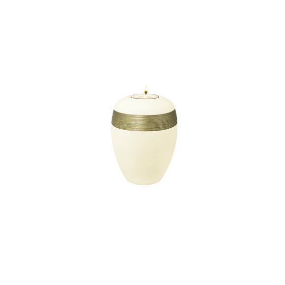 Feuer und Erde Luxor Semi Omega Memory Bio Lehm Urne