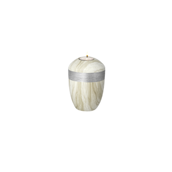 Feuer und Erde Luxor Semi Pure Memory Bio Lehm Urne
