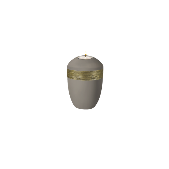 Feuer und Erde Luxor Semi Pure Memory Bio Lehm Urne