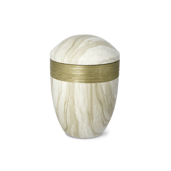 Urna di argilla organica semi-pura Luxor Fuoco e Terra