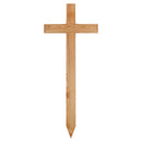 Lavabis Grabkreuz groß Roteiche lackiert-1