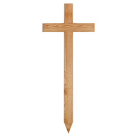 Lavabis Grabkreuz groß Roteiche lackiert