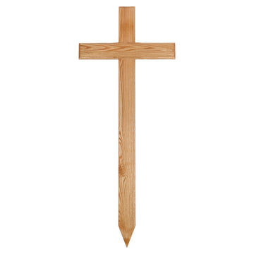 Lavabis Grabkreuz groß Roteiche lackiert
